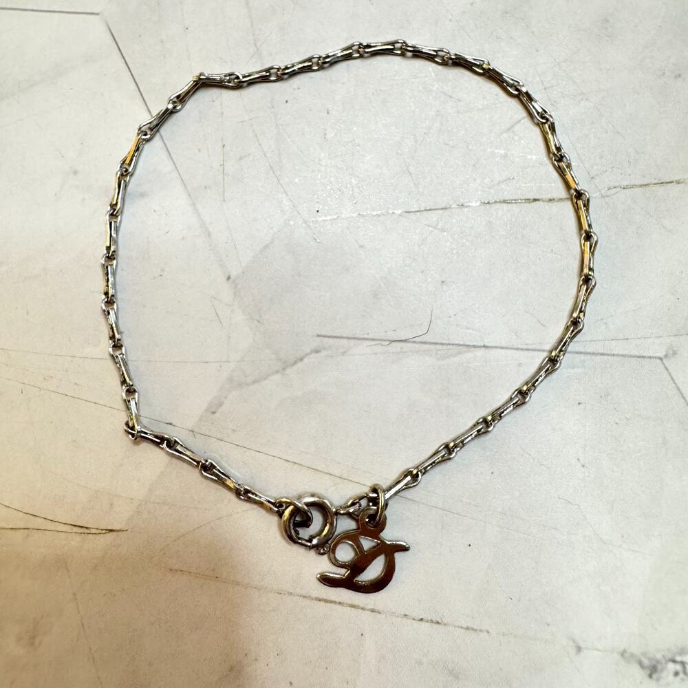 Vintage Danecraft Bracelet 925 Sterling Silver Dainty Chain Link Pattern EUC